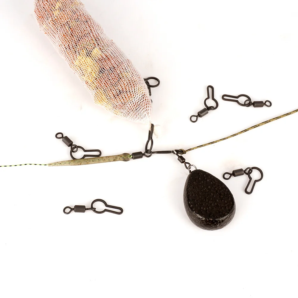 Hirisi AG145 clips giratorios de malla PVA – pesca carpa de fondo - imagen 4