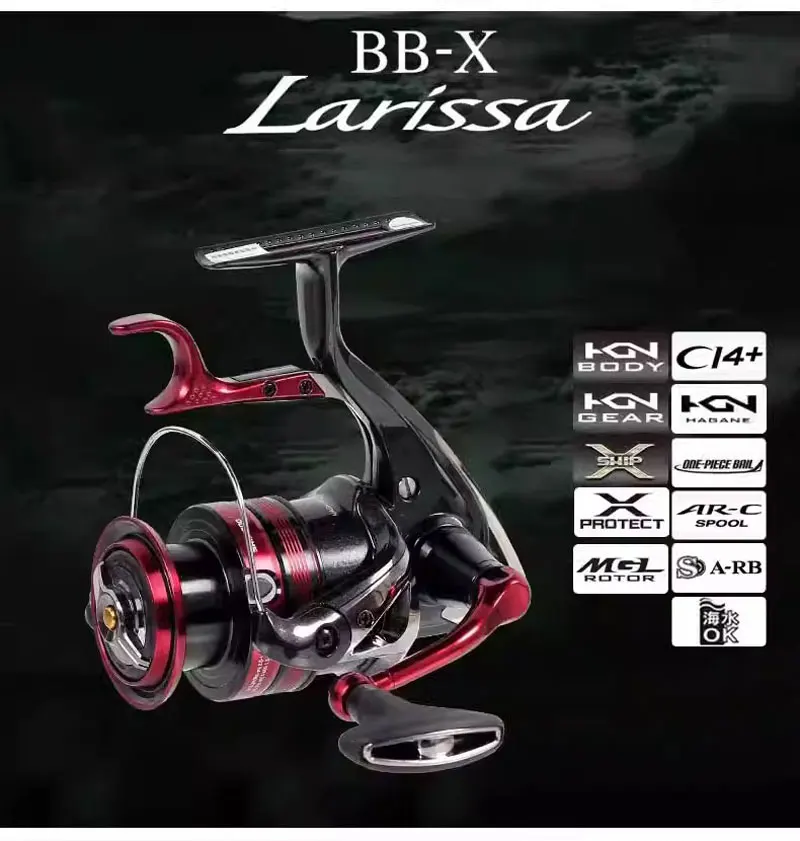 Detalle del carrete SHIMANO BB-X LARISSA