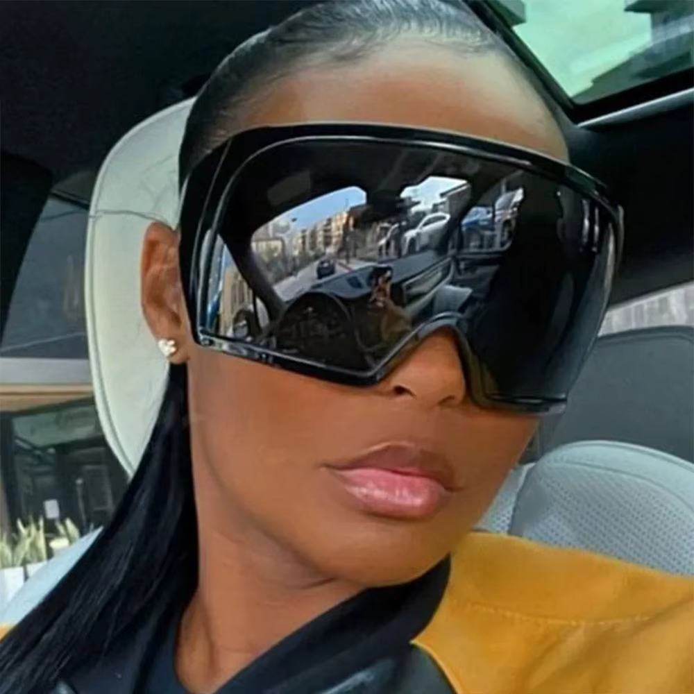 Gafas de pesca polarizadas estilo Punk – Lentes grandes envolventes - imagen 2