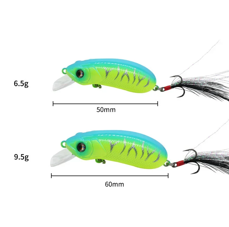 Crankbait pececillo hundimiento lento para lubina - imagen 5