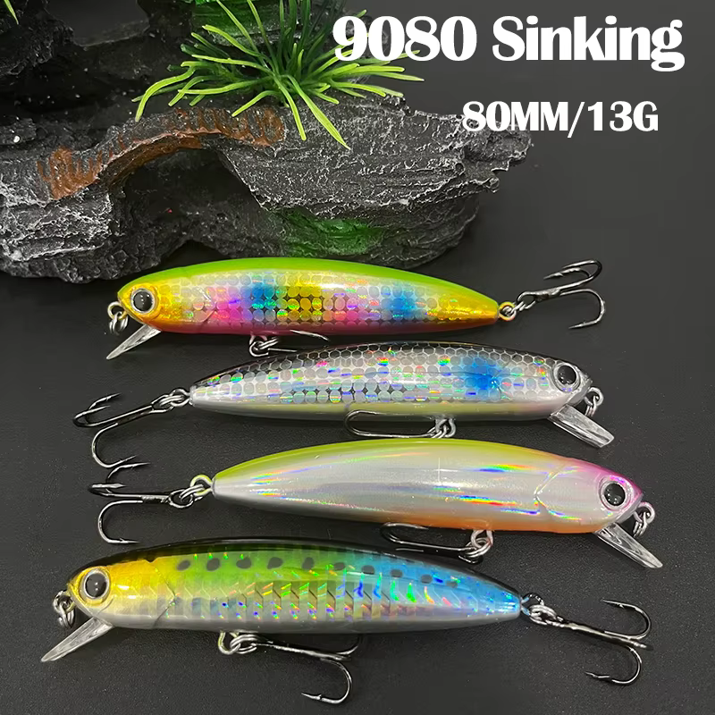 Swimbait Minnow Sink 80mm – Señuelo Duro para Largos Lanzamientos - imagen 5