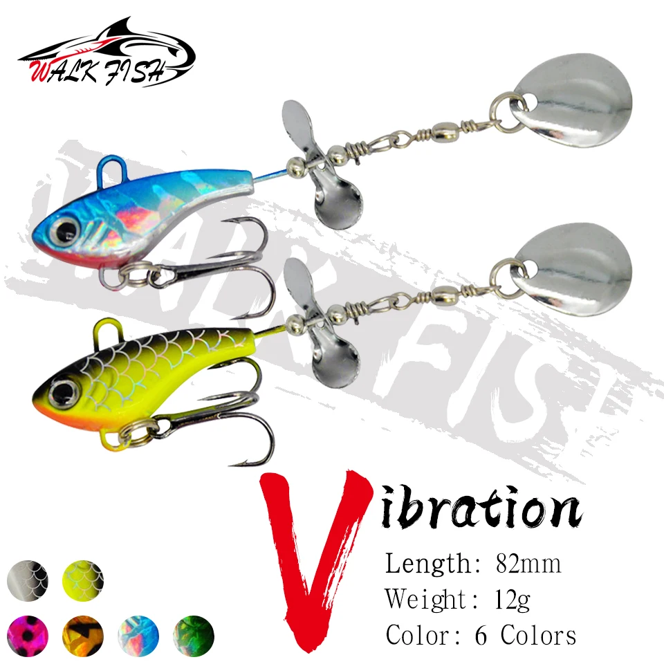 WALK FISH Spinner VIB señuelo de pesca vibrante para jigging - imagen 5