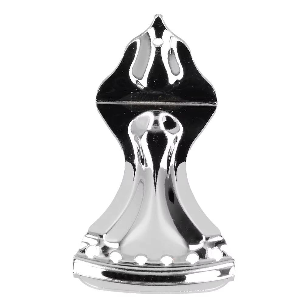 Cordal Cola de Gato Guitarra 6 Cuerdas – Soporte Metálico Plateado/Negro - imagen 4