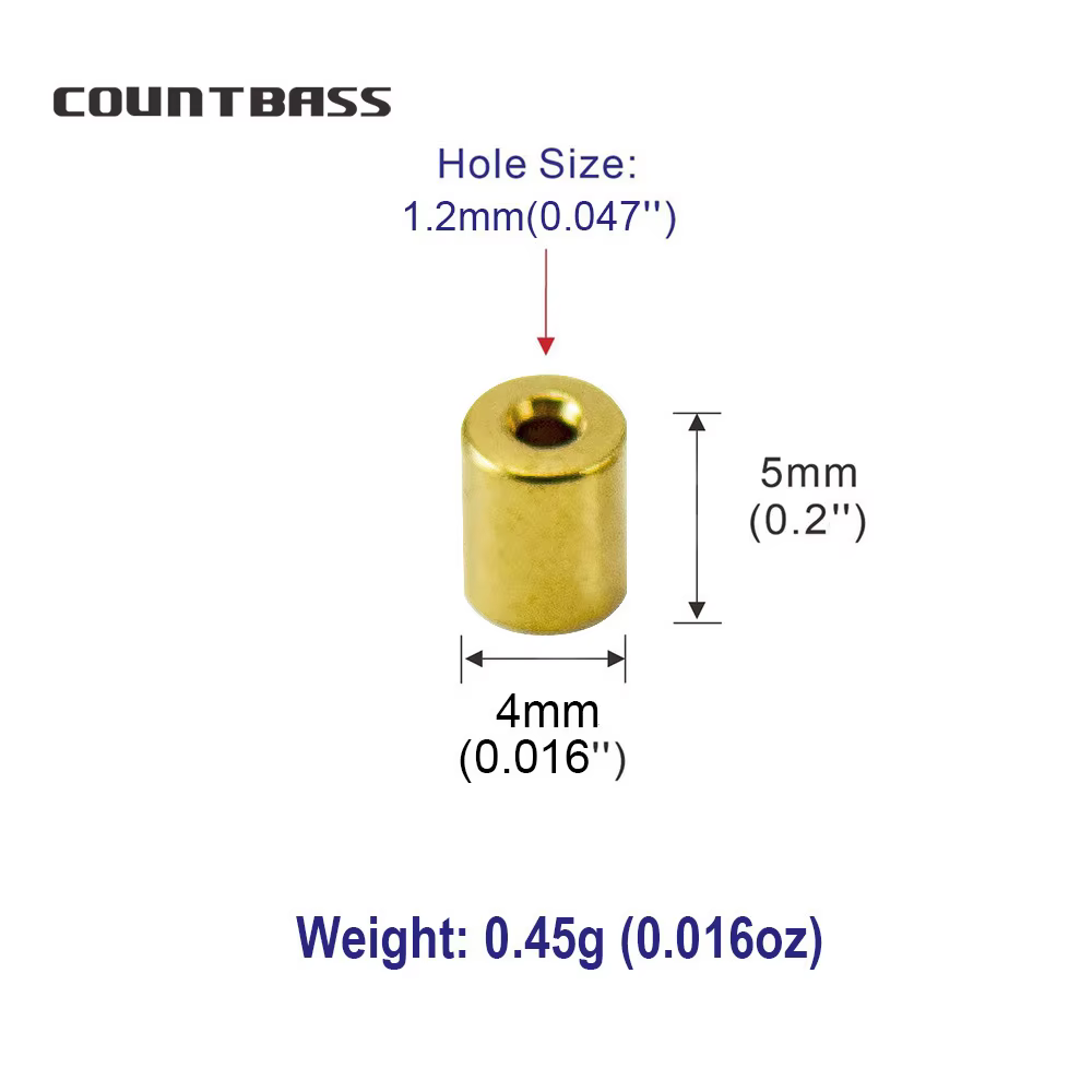 Ticker de latón Countbass para señuelos giratorios - imagen 4
