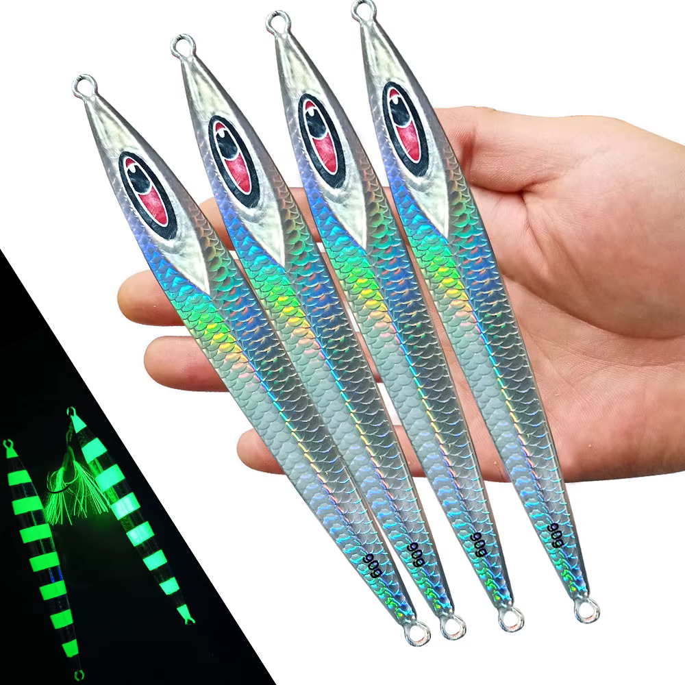 Jig Vertical Señuelo AS Fast Glow para Pesca en Mar - imagen 3