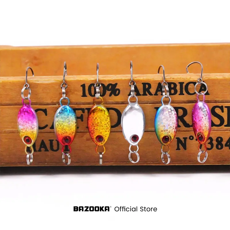 Bazooka Spinner Metal Spinnerbait cobre para trucha - imagen 3