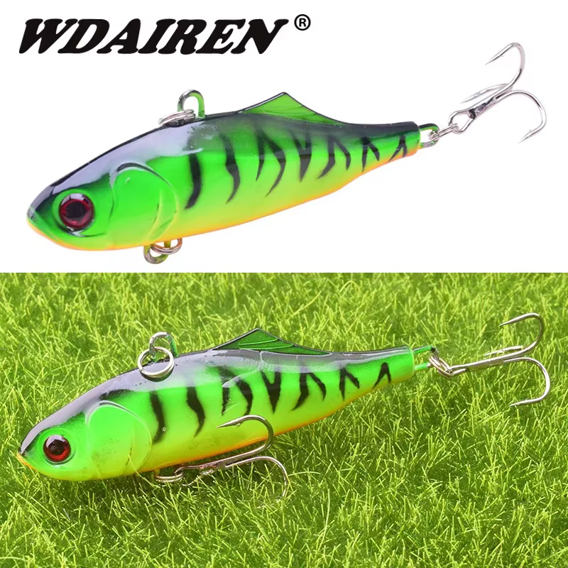Señuelo Crankbait VIB hundimiento rápido con anzuelos triples - imagen 3