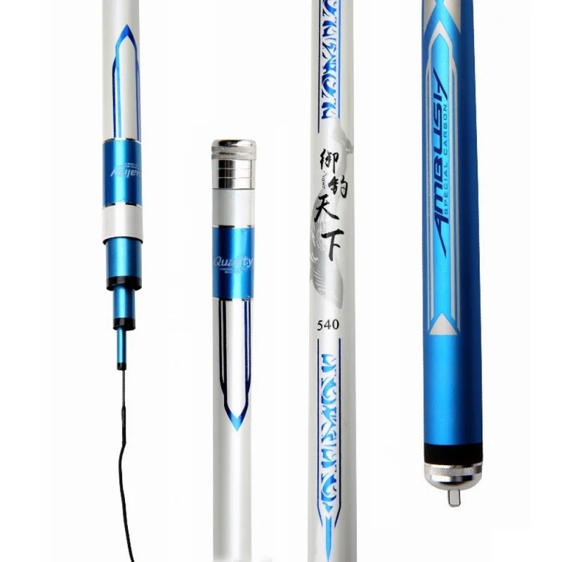 Caña de pescar Crucian ZZ372 – 5.4m carbono, punta fina 1.2mm