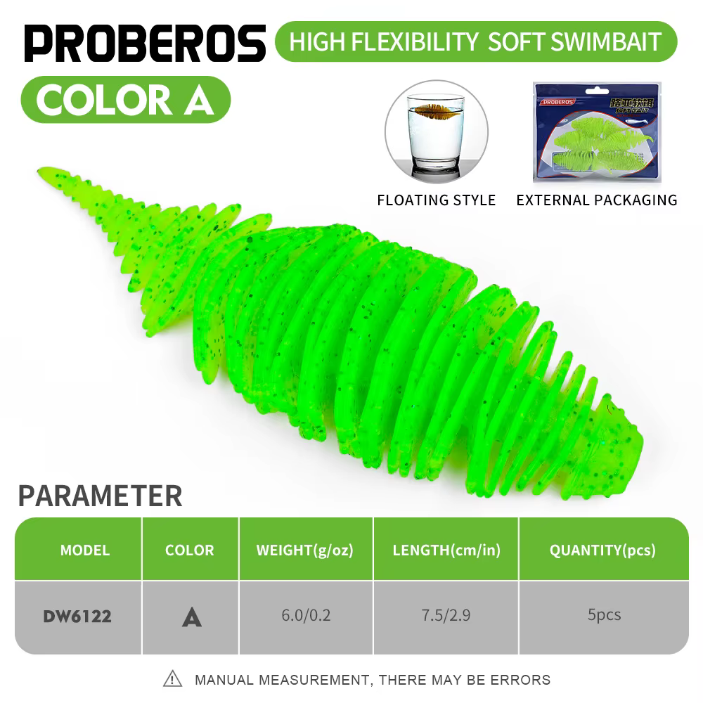 Swimbait para Lucio – Señuelo blando de silicona