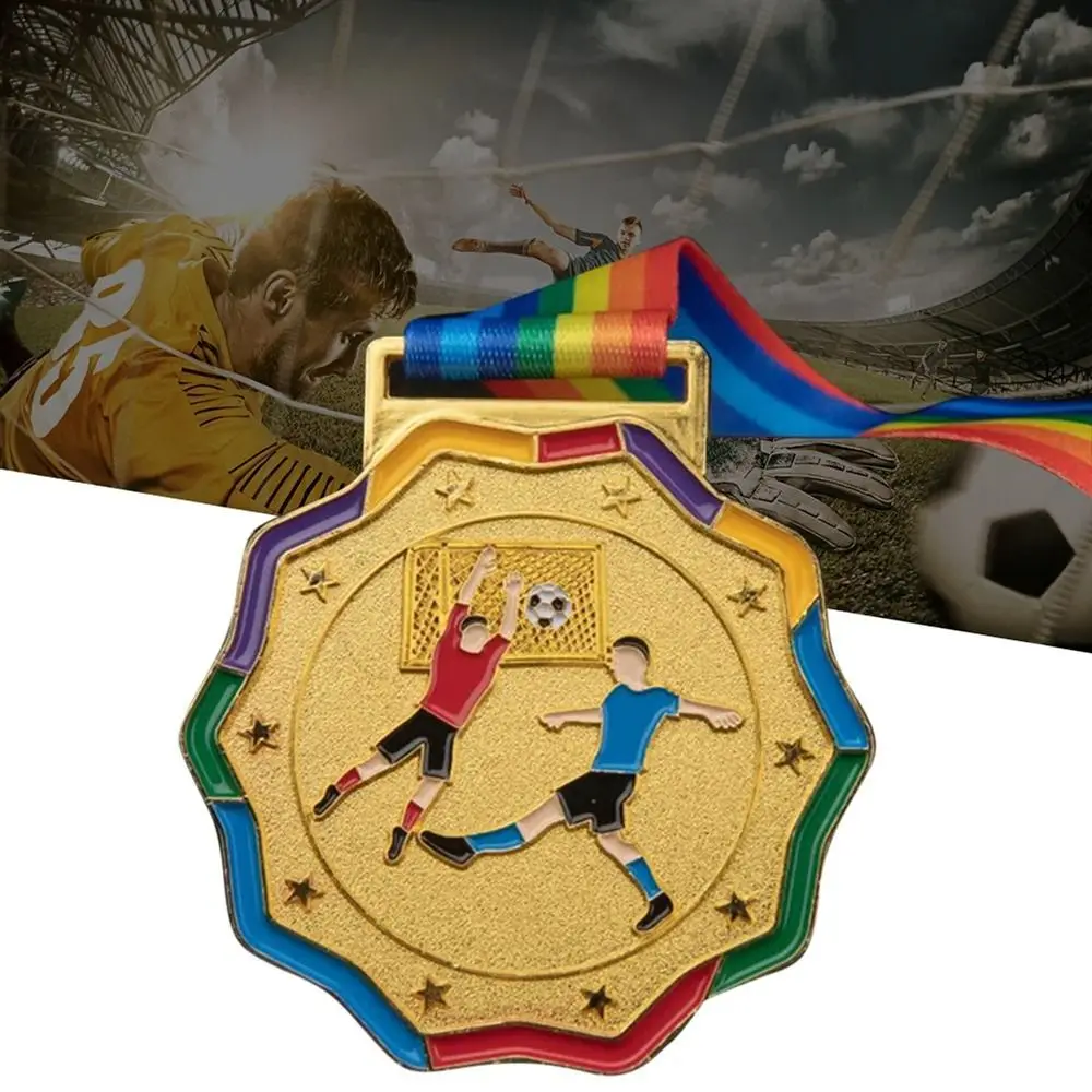 Medallas de metal doradas para equipos y competiciones deportivas - imagen 3