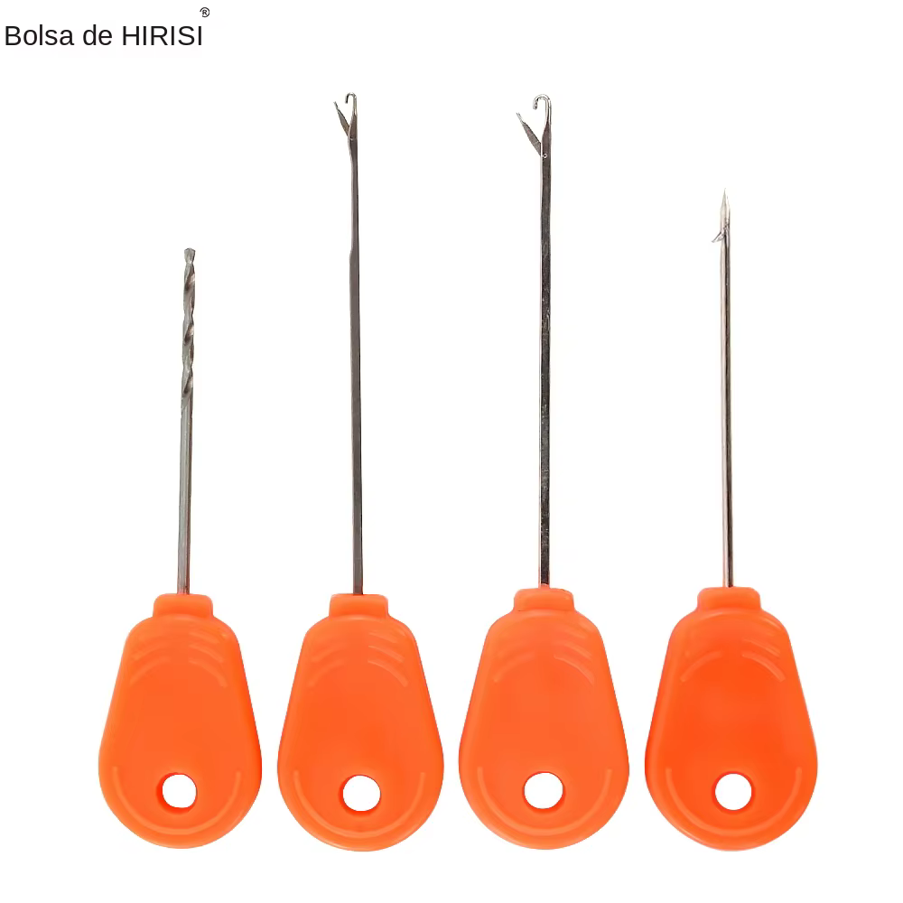 Agujas de cebo Hirisi BT05 para carpa con estuche