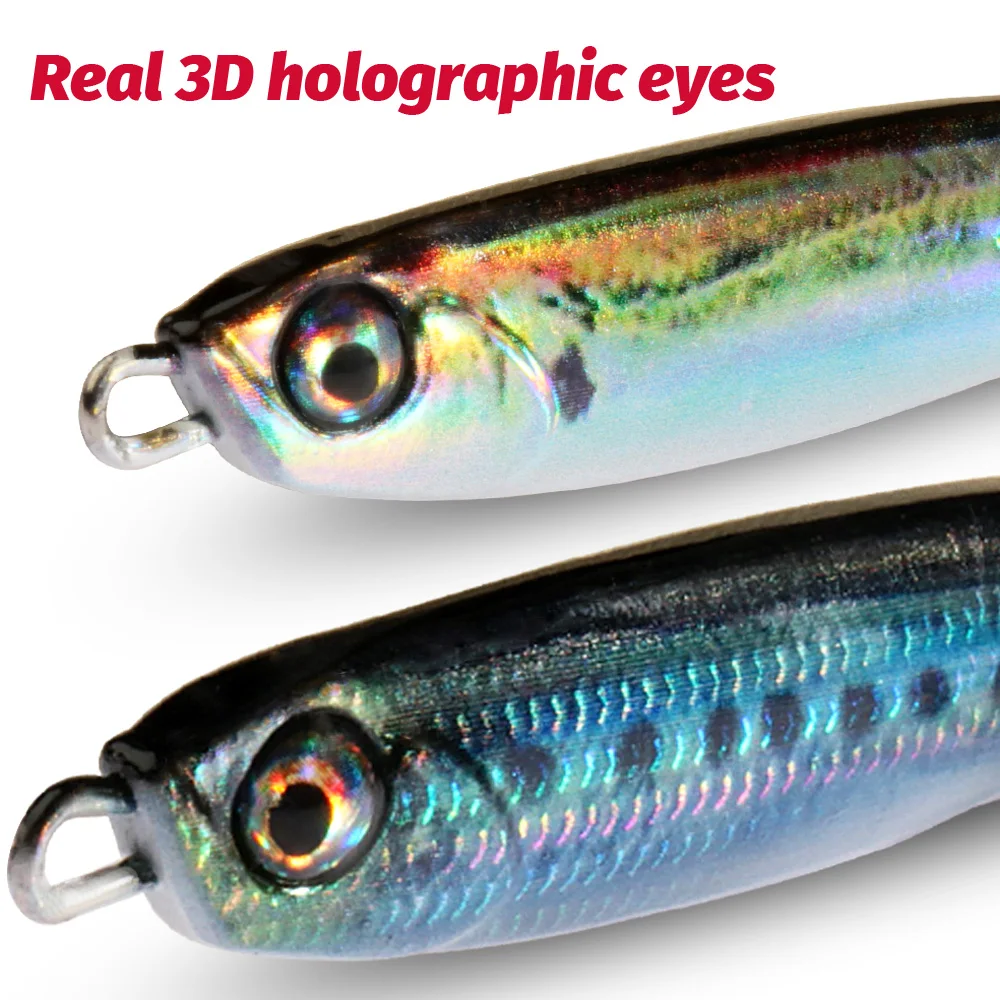 Cucharilla giratoria con ojo 3D y láser – señuelo swimbait metálico - imagen 5