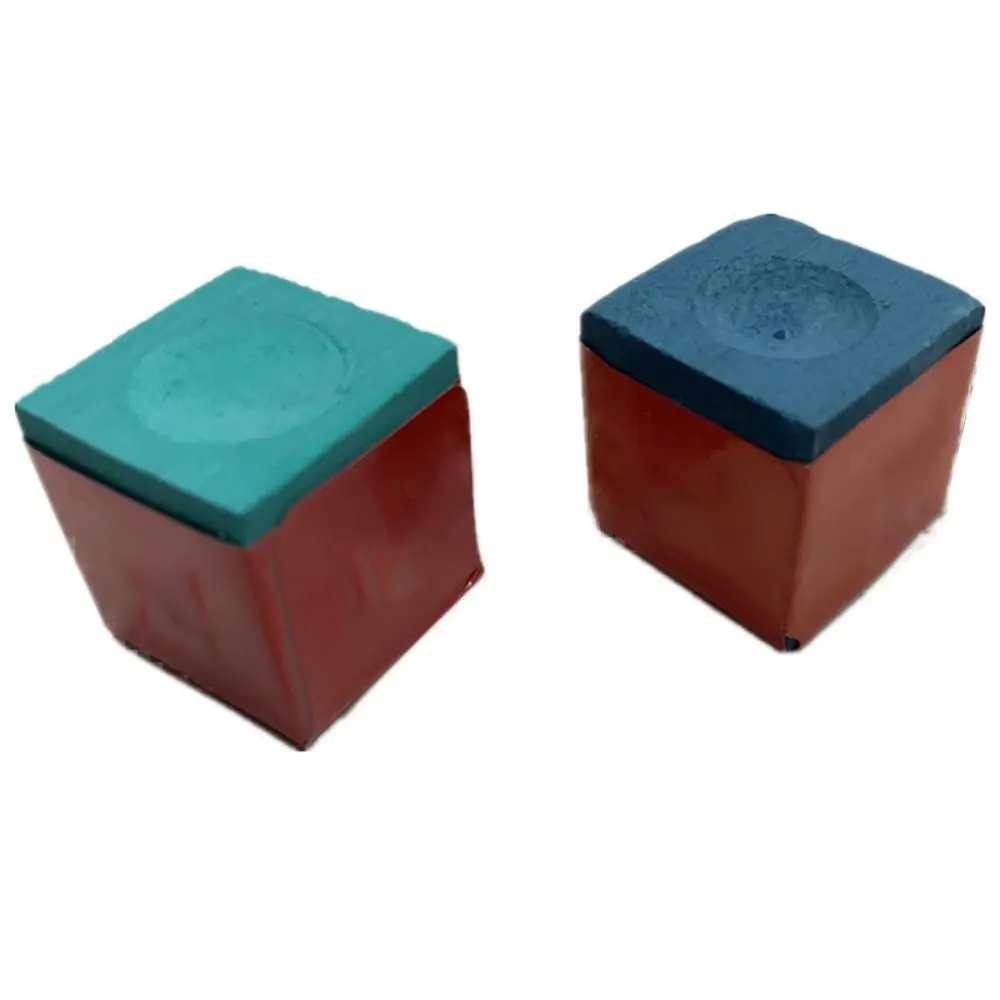 Tiza de billar de carbonato cálcico azul/verde con punta - imagen 2