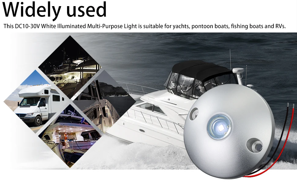 Cúpula LED para techo de cabina y pasillos