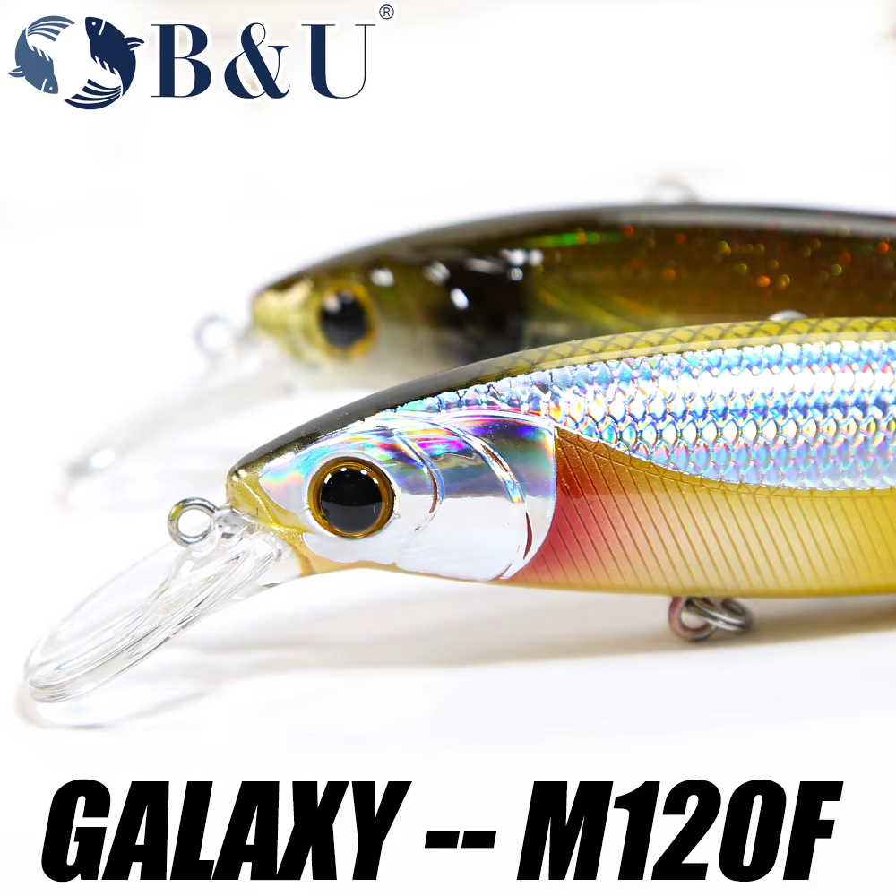 B & U Minnow Jerkbait Señuelo Lubina Agua Salada – Lanzamiento Largo - imagen 5