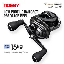 Noeby Predator Carrete Baitcasting 6,4:1 frenado magnético perfil bajo