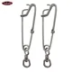 TAKEDO Clips giratorios acero inoxidable 304 con bloqueo rápido