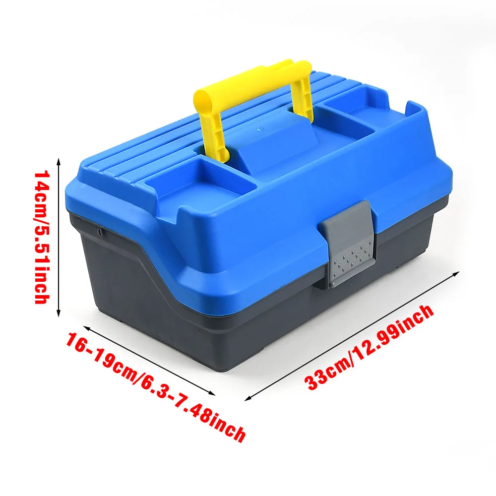 Caja de pesca portátil de varios niveles con divisores extraíbles - imagen 2