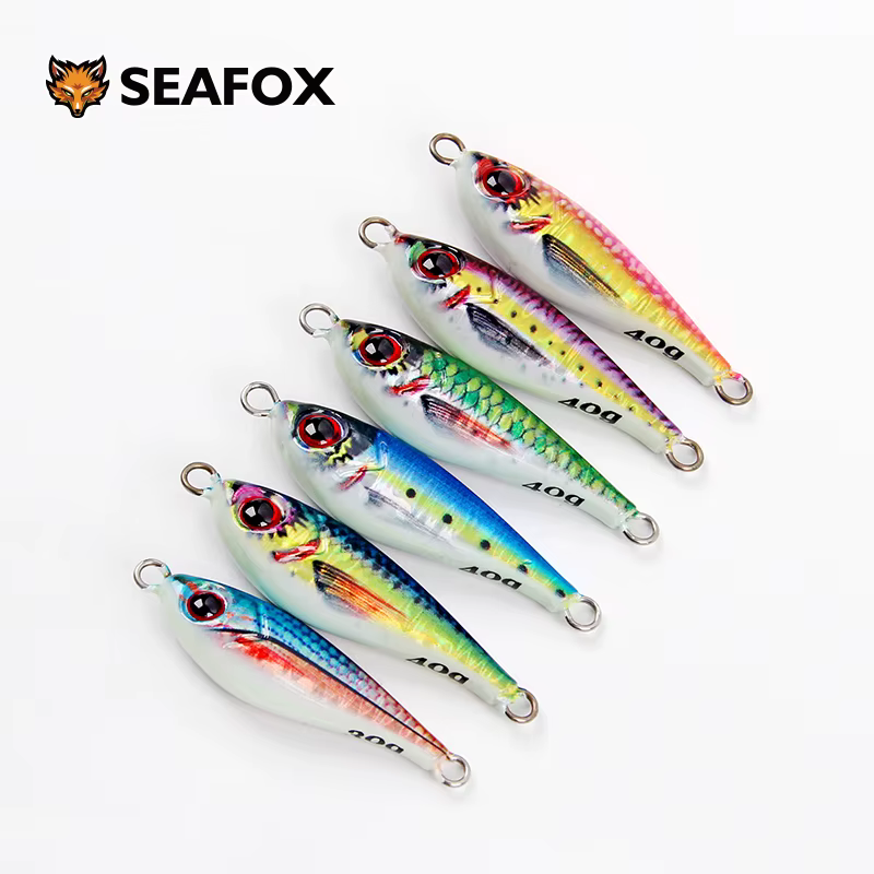 Slow Jig 228 Luminoso – Señuelo Plomado con Gancho Auxiliar