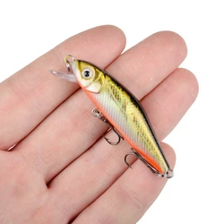 Minnow Señuelo flotante Crankbait ojos 3D para lucio y carpa