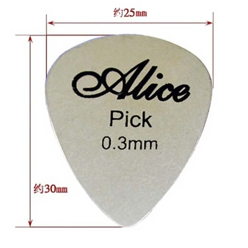 Púas de guitarra duraderas plateadas para bajo y ukelele - imagen 4