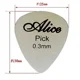 Púas de guitarra duraderas plateadas para bajo y ukelele - imagen 4