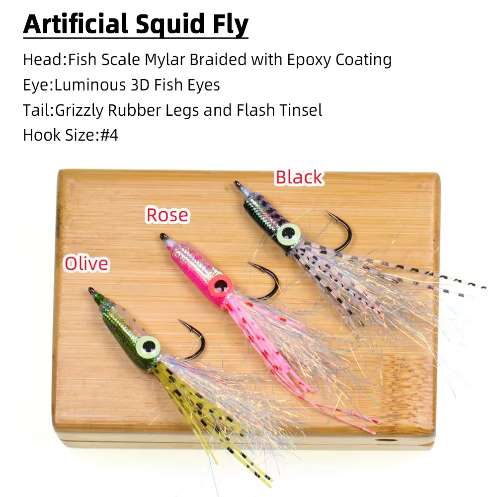 Streamer Epoxi Wifreo 3D luminoso para lubina y tarpon - imagen 2