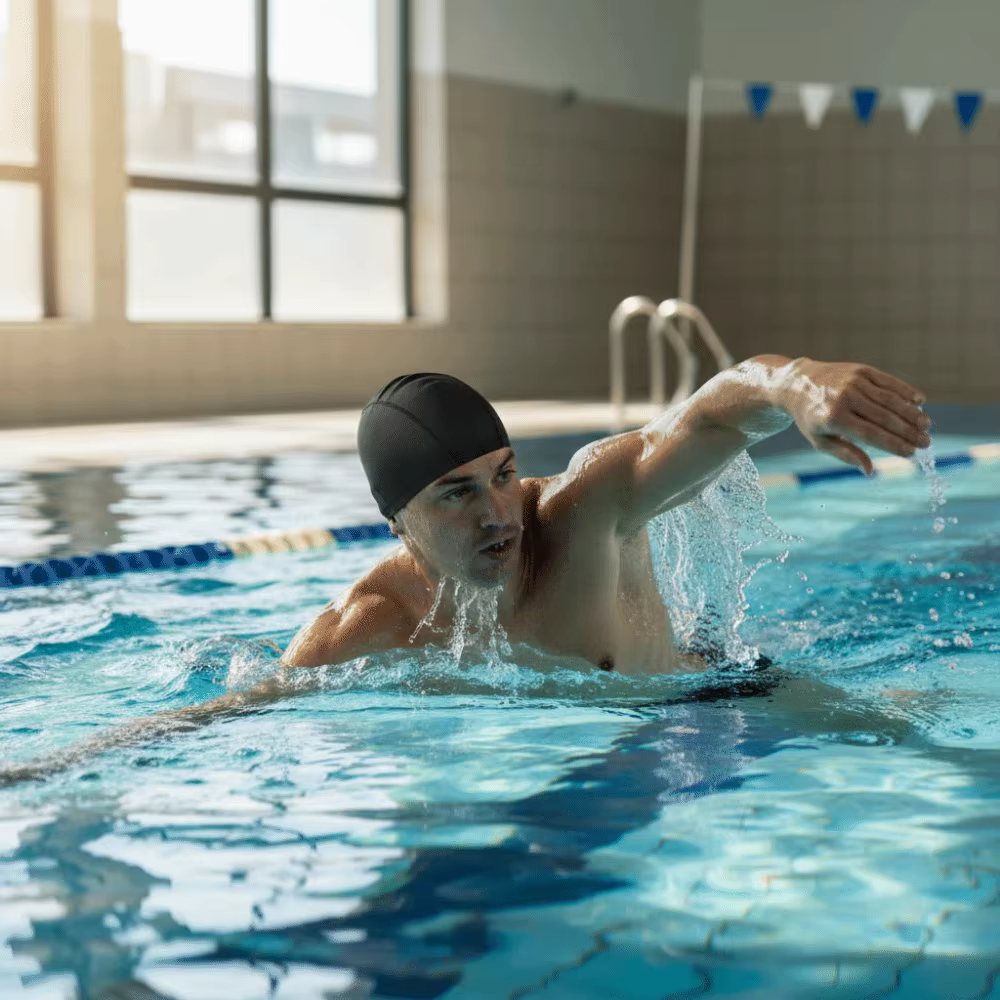 Gorro de Natación Suave y Transpirable – Secado Rápido Unisex