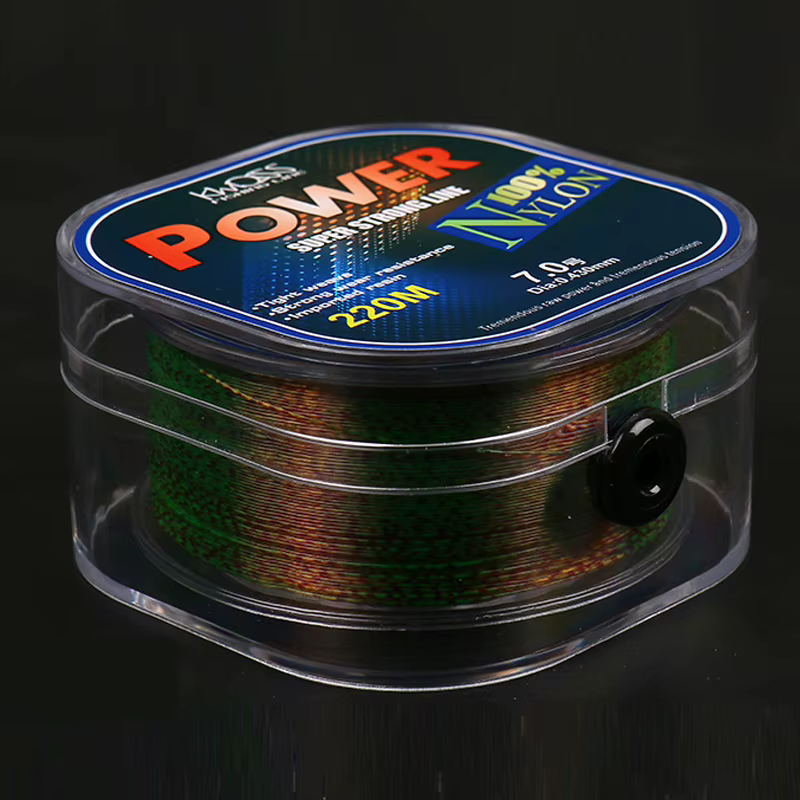 Línea fluorocarbono recubierta para carpfishing camuflaje punteado - imagen 5