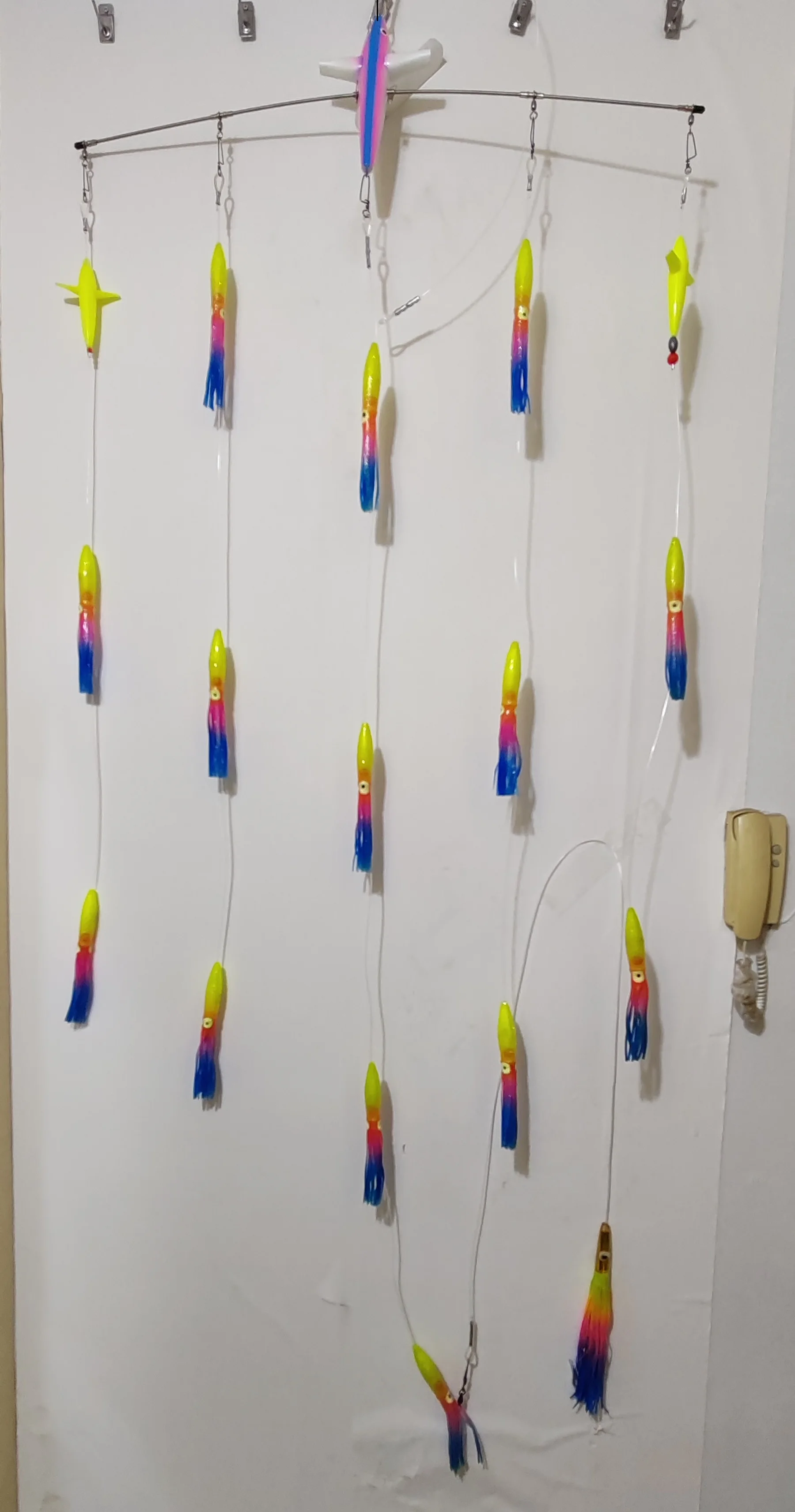 Barra esparcidora para teaser Marlin con señuelos premium y estribo - imagen 3