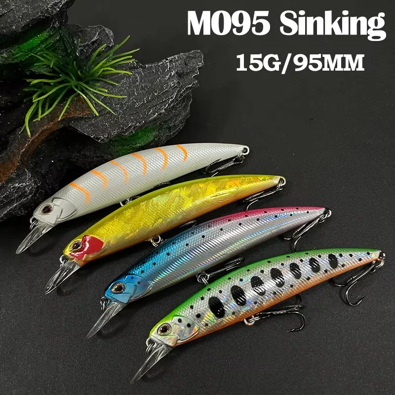 Minnow Spearhead Ryuki 95S – Señuelo de 15 g para lubina y pesca - imagen 5