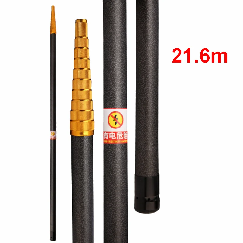 Barra telescópica carbono ZZ344 – Varilla extensible 22m para pesca
