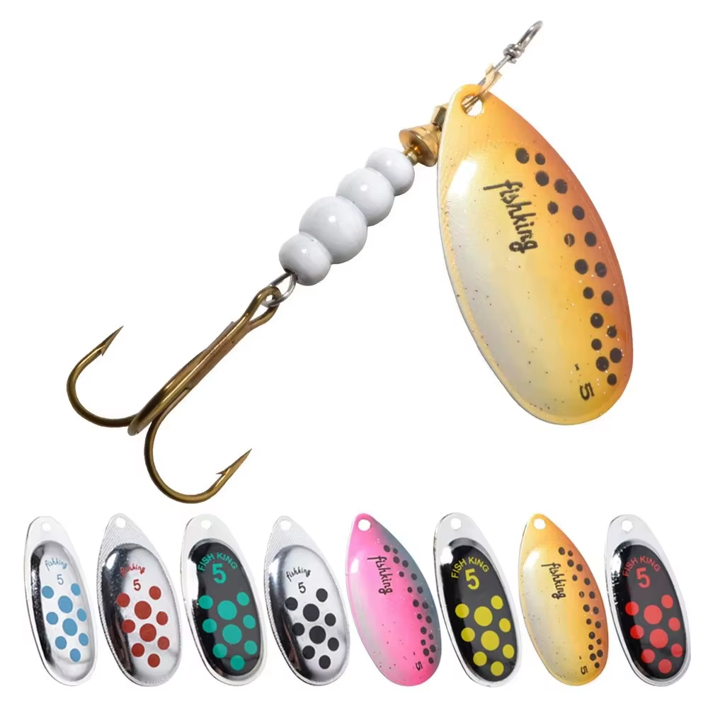 Cucharas Spinner para Lubina y Lucio – Señuelo Metálico Duro - imagen 3