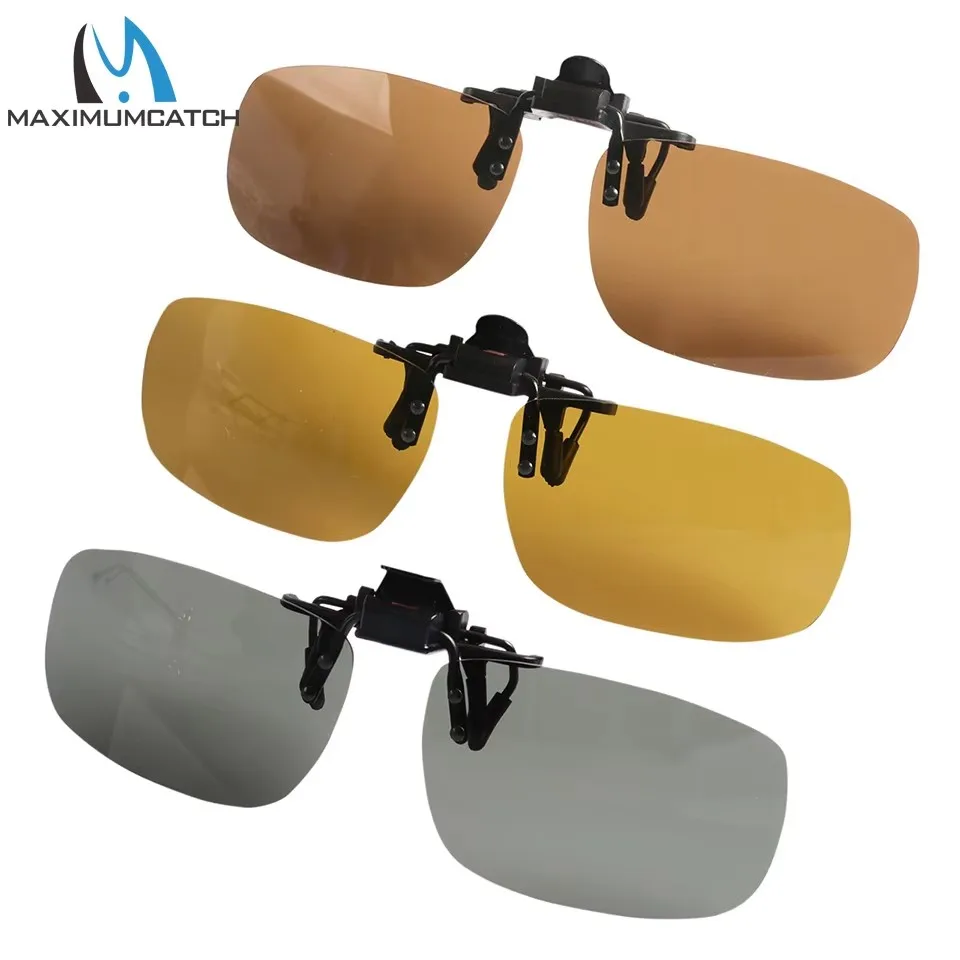 Gafas polarizadas con clip Maximumcatch UV400 antideslumbrantes pesca - imagen 2