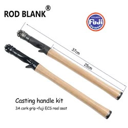 Blank caña pesca una pieza – Mango corcho 3A y asiento carrete Fuji