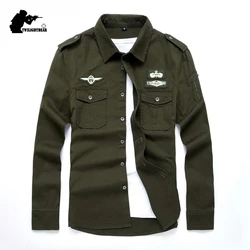 Camisa oversize 6XL algodón bordado A2F018 – Para pesca