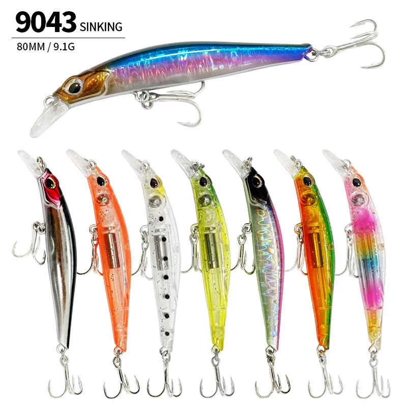 Wobbler Minnow Swimbait para lucio y trucha – Jerkbait - imagen 2
