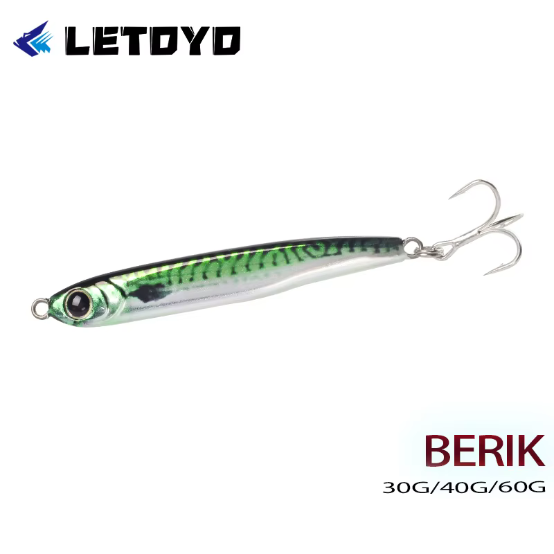 Señuelo Metálico Jig LETOYO – Para Lubina y Perca en Mar