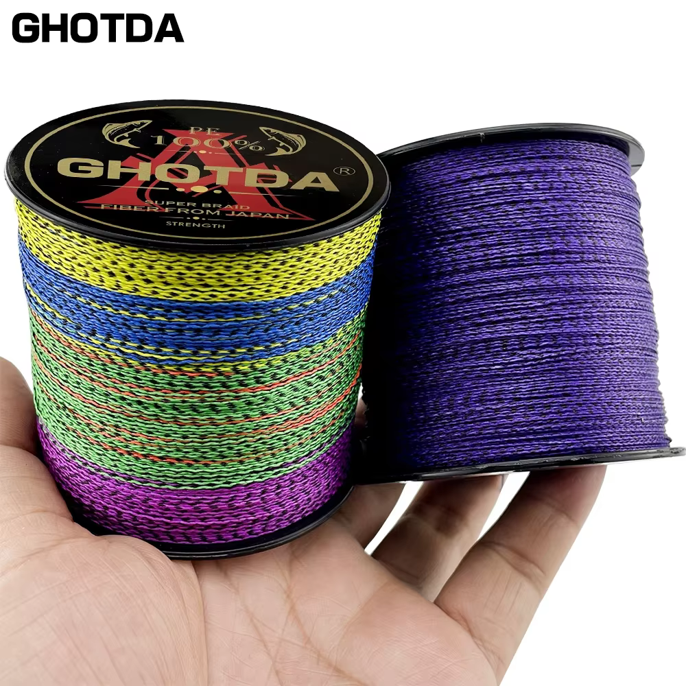 Ghotda Sedal trenzado 4 hebras Multicolor para carpa - imagen 5