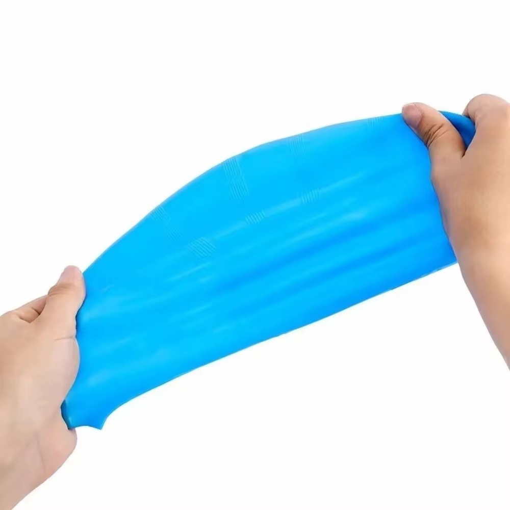 Gorro de natación de silicona antideslizante con protección auditiva - imagen 2