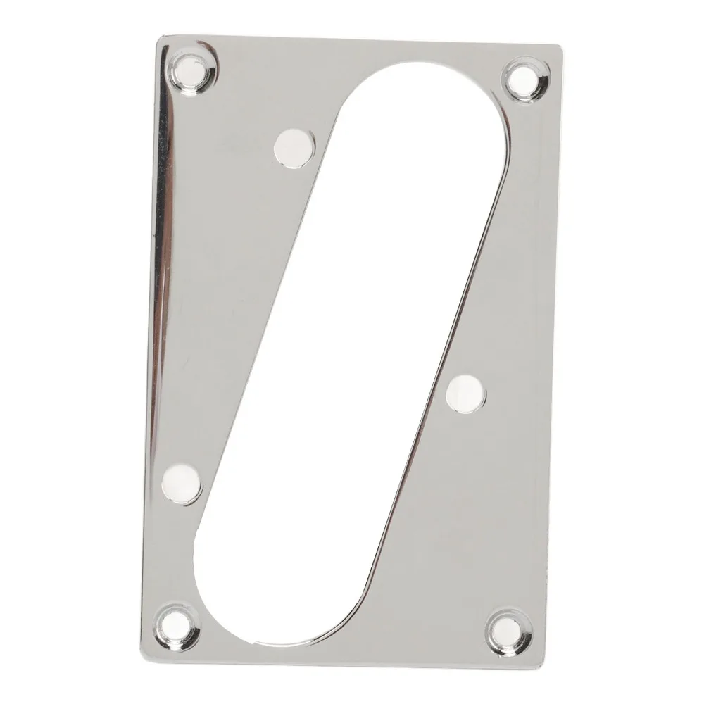 Placa metálica para pastillas de guitarra, anillo plateado y marco - imagen 2