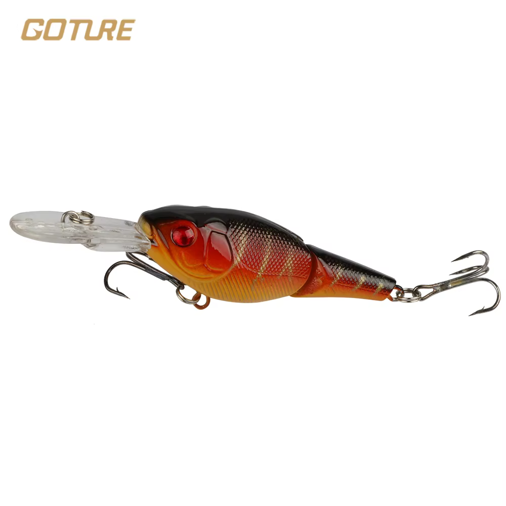 Goture Crankbait Minnow Flotante para Pesca de Lubina - imagen 4