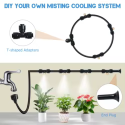 Goture Manguera flexible universal para riego y nebulización