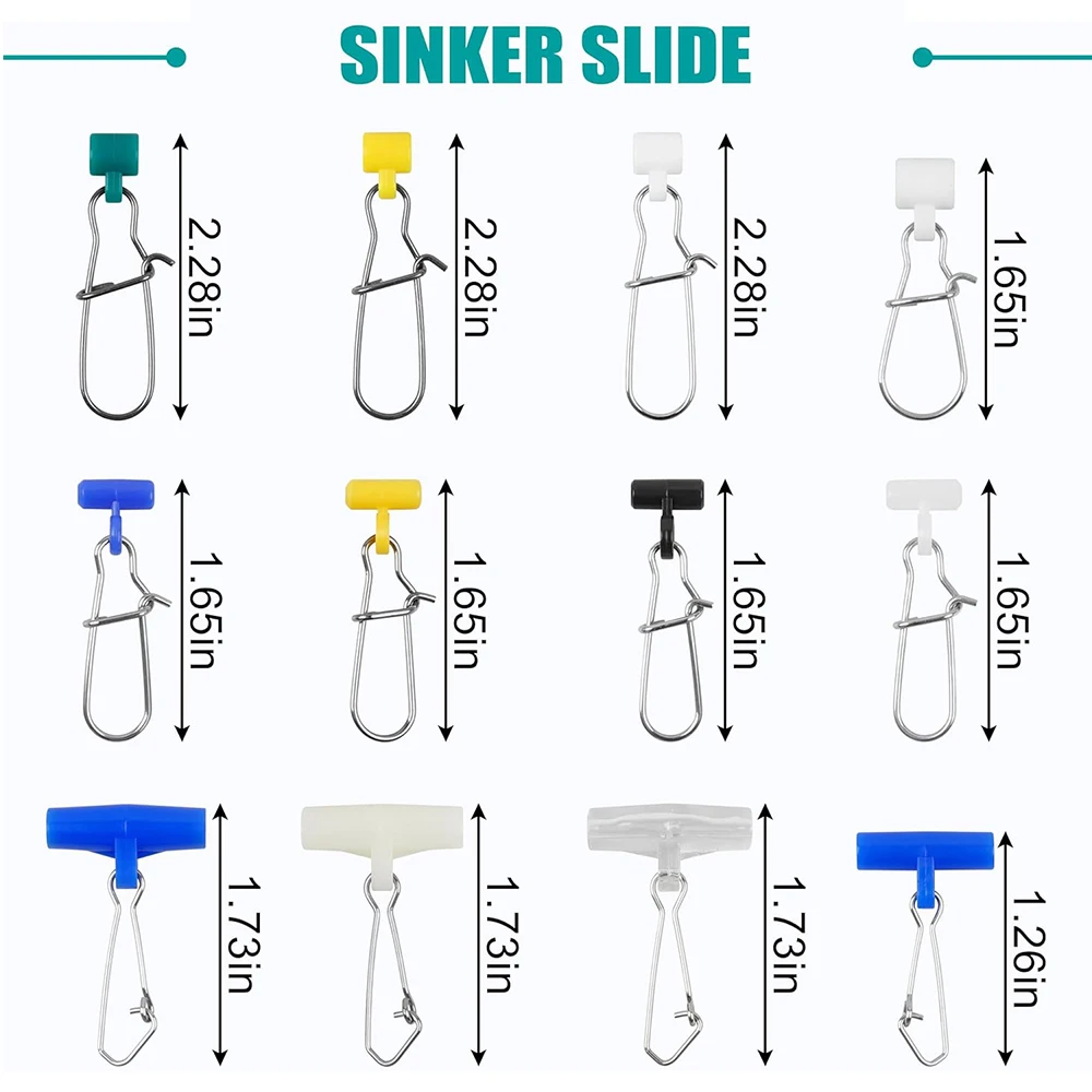 Plomos deslizantes para pesca Duo-Lock de acero inoxidable - imagen 3