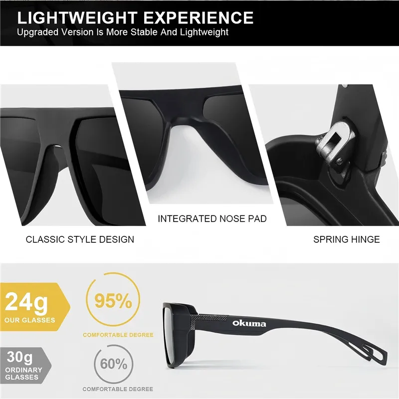 Okuma Gafas de Sol Polarizadas UV400 – Ideal para Pesca y Caza - imagen 2
