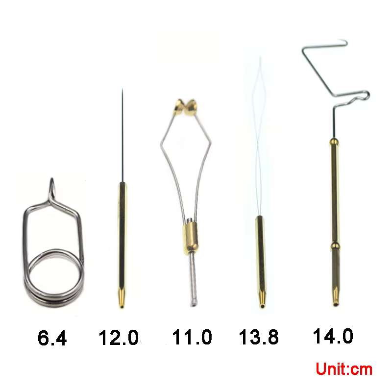 Kit portátil para atado moscas con herramientas latón - imagen 5