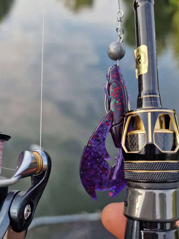 Señuelo vinilo Craw Paca Chunk para lucio y perca tipo Swimbait - imagen 3