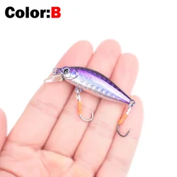 Señuelo Crankbait Minnow 4,5 cm con ojos 3D