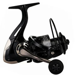 Carrete giratorio de pesca con alarma de mordida y arrastre 8 kg