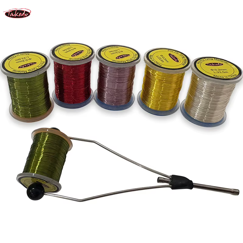 TAKEDO TN92 Hilo de cobre para montaje de moscas y jigs - imagen 2